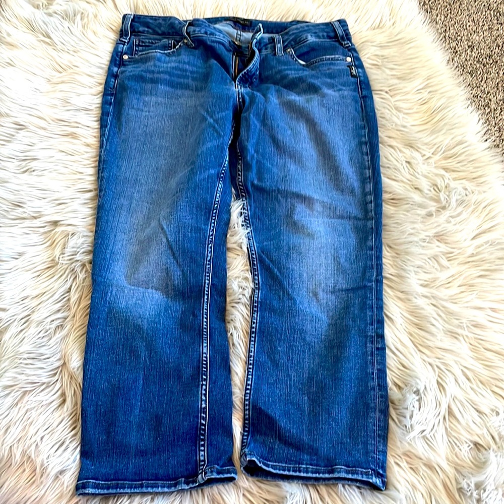 Silver capris